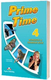 Curs de limba engleza Prime Time 4. Caiet si gramatica cu digibook app.