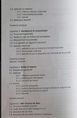 Curs de programare in Python 3 pentru incepatori, volumul II. Structuri ...