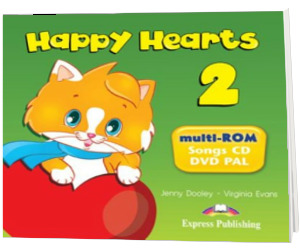 Curs pentru limba engleza Happy Hearts 2 - multi-ROM. Song CD - DVD PAL