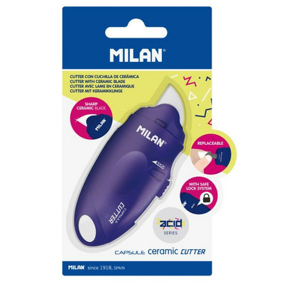 Cutter ceramic Capsule Albastru blister MILAN