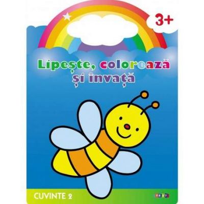 Cuvinte 2. Albinuta - Lipeste, coloreaza si invata