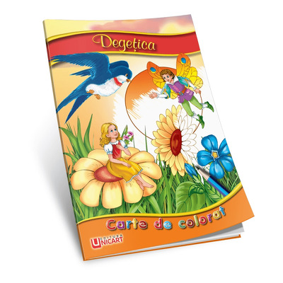 Degetica. Carte de colorat