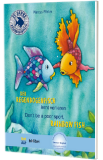 Der Regenbogenfisch lernt verlieren, Deutsch-Englisch