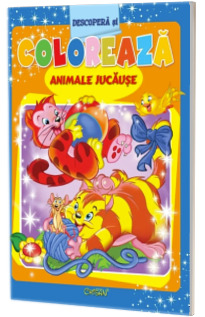 Descopera si coloreaza. Animale jucause