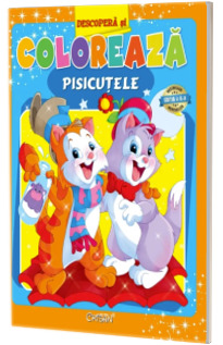 Descopera si coloreaza. Pisicutele