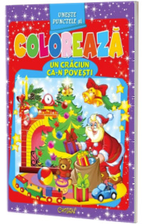 Descopera si coloreaza. Un Craciun ca-n povesti
