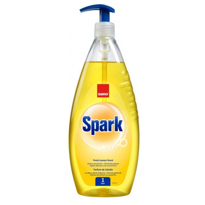 Detergent lichid pentru degresarea vaselor, 1L, SANO SPARK LAMAIE