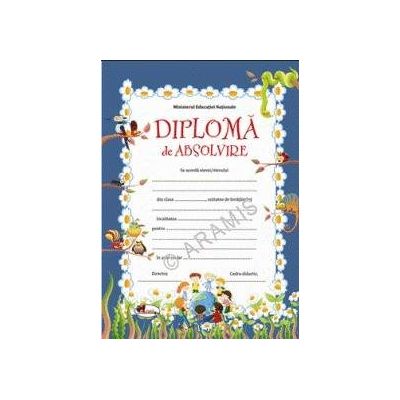 Diploma - Format A4, model absolvire, sarpe