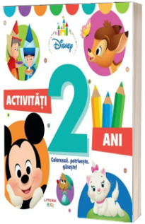 Disney Bebe. Activitati pentru 2 ani. Coloreaza, potriveste, gaseste!