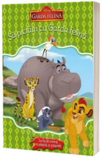 Disney, Garda felina. Sa pictam cu Garda felina. Carte de colorat cu pensula si acuarele
