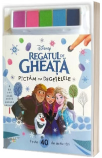 Disney. Regatul de gheata. Pictam cu degetelele