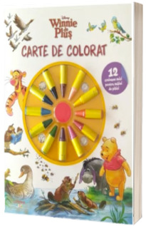 Disney. Winnie de Plus. 12 creioane mici pentru maini de pitici