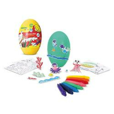 Display GIOTTO be-be Stick and Color Egg, 9 buc/display
