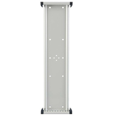 Display metalic pentru perete (suport pentru 10 buzunare A4, cu rama metalica), DJOIS - gri