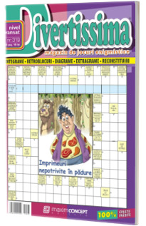 Divertissima, numarul 319. Nivel avansat, magazin de jocuri enigmistice