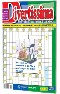 Divertissima, numarul 322. Nivel avansat, magazin de jocuri enigmistice