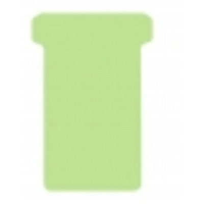 DJOIS T-cards, din hartie, 100buc/set, format 2 - (85 x 48mm, top 60mm) - verde