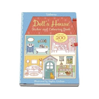 Dolls house sticker and colouring book
