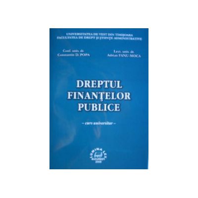 Dreptul finantelor publice - curs universitar