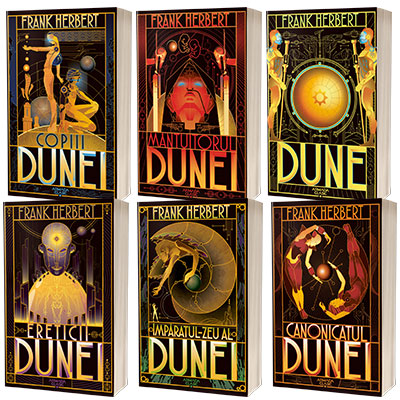 Serie de autor Frank Herbert, compusa din 6 carti