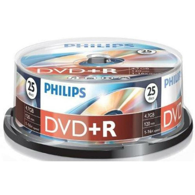 DVD-R 4.7GB (25 buc. Spindle, 16x) PHILIPS