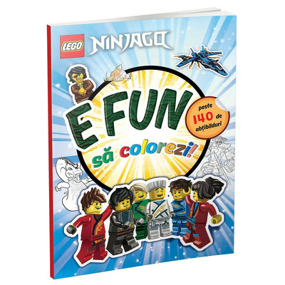 E fun sa colorezi! Ninjago (carte de colorat cu abtibilduri)