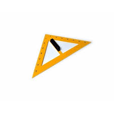 Echer plastic, 45Â° pentru tabla scolara, M@x,