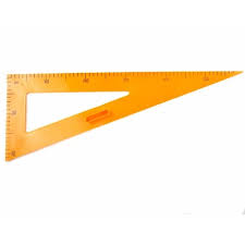 Echer plastic, 60 grade pentru tabla scolara