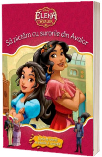 Elena din Avalor. Sa pictam cu surorile din Avalor. Carte cu pensula si 10 acuarele