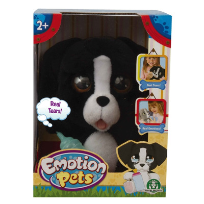 Emotion Pets. Plus catelus negru cu lacrimi reale