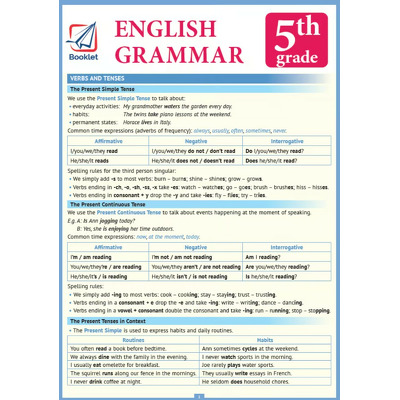 English Grammar 5th Grade