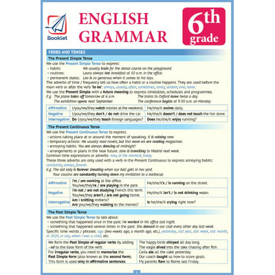 English Grammar 6th Grade