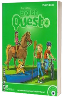English Quest Level 4 - Pupils Book Pack (Animated Stories and Songs CD-ROM)