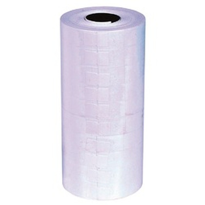 Etichete de pret, 23 x 16 mm, 2 randuri, adeziv permanent, 1000buc/rola, albe