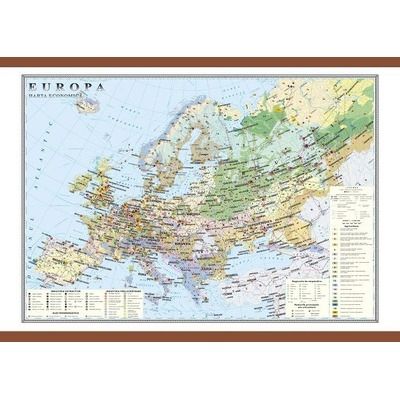 Europa. Harta economica 1400x1000 mm