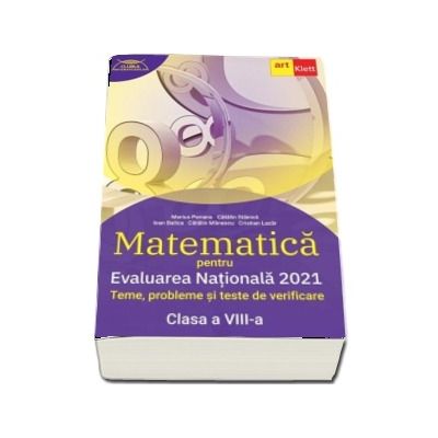 Evaluarea nationala 2021. MATEMATICA, pentru clasa a VIII-a (Clubul matematicienilor)