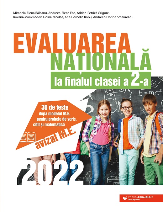 Evaluarea nationala 2022, clasa a II-a. Scris. Citit. Matematica