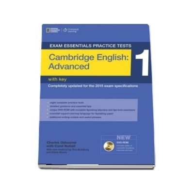 Exam Essentials. Cambridge Advanced Practice Tests 1 with key and DVD ROM