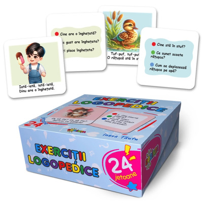 Exercitii Logopedice. 24 jetoane