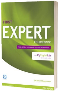 Expert First 3rd Edition Coursebook with Audio CD and MyEnglishLab Pack