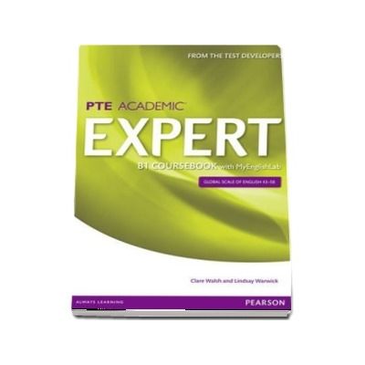Expert Pearson Test of English Academic B1 Coursebook and MyEnglishLab Pack