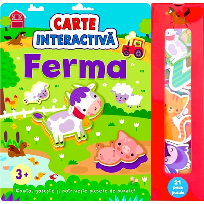 Ferma. Carte interactiva cu piese puzzle