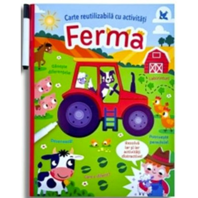 Ferma. Carte reutilizabila cu activitati