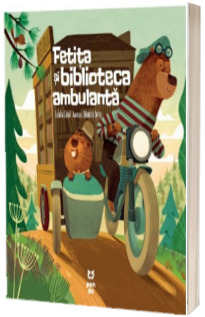 Fetita si biblioteca ambulanta