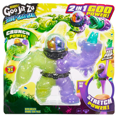 Figurina elastica Goo Jit Zu Deep Goo Sea doua culori Bowlbreath