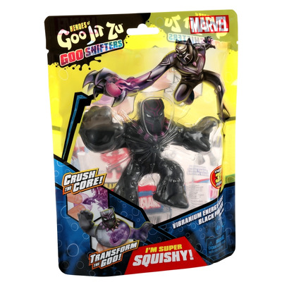 Figurina elastica Goo Jit Zu Goo Shifters Marvel- Black Panther