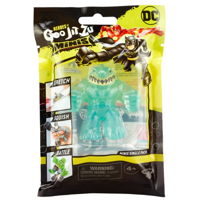 Figurina elastica Goo Jit Zu Minis DC S4 King Shark Transculent