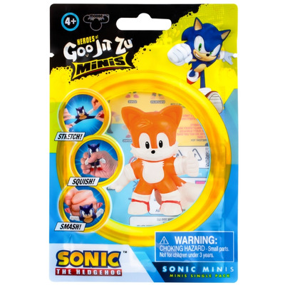 Figurina elastica Goo Jit Zu Minis Sonic Metallic Tails