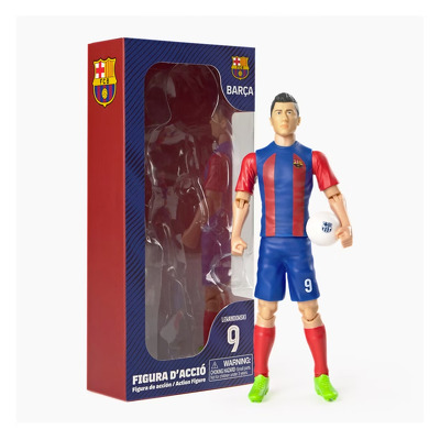 Figurina fotbalist socker 20 cm fcb Lewandowski Fc Barcelona