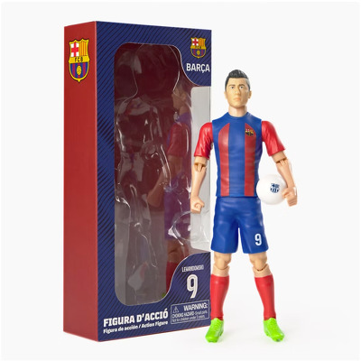 Figurina fotbalist socker 20 cm fcb Lewandowski Fc Barcelona